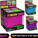 Schylling NeeDoh Nice Cube -Sensory Squeeze Toy with Super Solid Squish - 2.25" Cube
