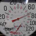 Taylor Precision Products Humidiguide Dial Thermometer (12-Inch), White, One Size