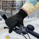 Waterproof Winter Gloves for Women and Men: Thermal Gloves with Touchscreen Fingers for Running in Cold Weather