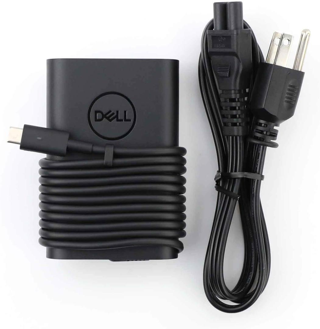 Laptop Charger 65W Watt USB Type C AC Power Adapter Include Power Cord for Dell Latitude 3400 3500 5290(2in1) 5300 5400 5500 7200(2in1) 7300 7400(2in1), LA65NM170 HA65NM170,02YK0F 0M1WCF