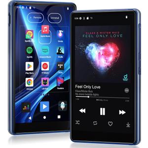 160GB Android MP3 Player with Bluetooth and WiFi, 4.5" Touchscreen MP4 Music Player with Spotify Kids, Amazon Music, YouTube, Pandora, Audible, Google Play, Speaker, Parental Control, Up to 1TB