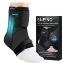 Ankle Brace for Women Men - Ankle Support Brace for Sprained Ankle, Ankle Stabilizer for Achilles, Tendon, Sprain, Injury Recovery, Lace up Ankle wrap for Running, Basketball, Volleyball (Upgrade Ankle Brace, Medium)