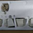 MALACASA Ivory White Dinnerware Sets, 30-Piece Porcelain Plates and Bowls Sets, Modern Dish Set for 6, Square Plates Dinnerware Set Kitchen Dishware Sets, Microwave and Dishwasher Safe, Series Flora