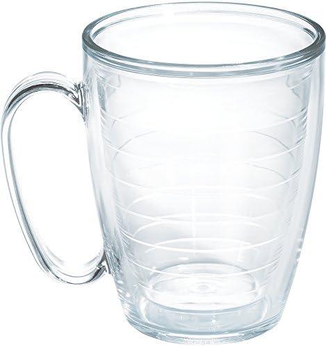 Tervis Clear & Colorful Tabletop Made in USA Double Walled Insulated Tumbler Travel Cup Keeps Drinks Cold & Hot, 16oz Mug, Clear Tervis Clear & Colorful Tabletop Made in USA Double Walled Insulated Tumbler Travel Cup Keeps Drinks Cold & Hot, 16oz Mug, Clear
