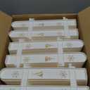 Christmas Tree Fence 36 Pieces Thick Christmas Tree Blocker for Pets Dogs Cats White Plastic Tree Protectors Barrier for Wedding Party Decor Garden Home 155 x 11 Inches