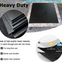 Fire Pit Burner Lid 28" x 28" Square Drop-in Burner Pan Firepit Cover 