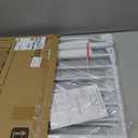 Cideny 34" Extra Tall Baby Gate for Stairs, Auto Close Stroller Friendly Dog Gate Indoor for Doorways, Pressure Mounted 29"-45" Wide Baby Gate, Easy Walk Through Gate for Children & Pets, White