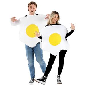 fun shack Egg Costume Adult, Fried Egg Costume Adult, Egg Halloween Costume Adult, Breakfast Costume Adult, One Size