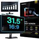 VINTEZ 31.5 Inch 16:9 Privacy Screen for Computer Monitor and Laptop - Anti Glare Protector Film Blue Light Filter Eye Protection - Computer Screen Privacy Shield, 1 Pack