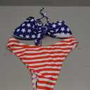 ZAFUL Knotted Bandeau Bikini for Women Strapless Swimsuits High Cut Bathing Suit Sexy Cheeky Tie Side Swimwears Small