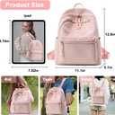 BTOOP Mini Backpack Women Girls Water-resistant Small Backpack Purse Shoulder Bag for Womens Adult Kids School Travel