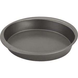 GoodCook Everyday Nonstick Steel Round Cake Pan, 9", Gray