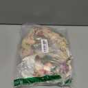 Vivivalue Rose Flower Crown Boho Flower Headband Hair Wreath Floral Headpiece Halo with Ribbon Wedding Party Festival Photos Pink