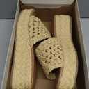 SWEET LIFE LISA SANDALS, NATURAL, WOMENS SIZE 8.5