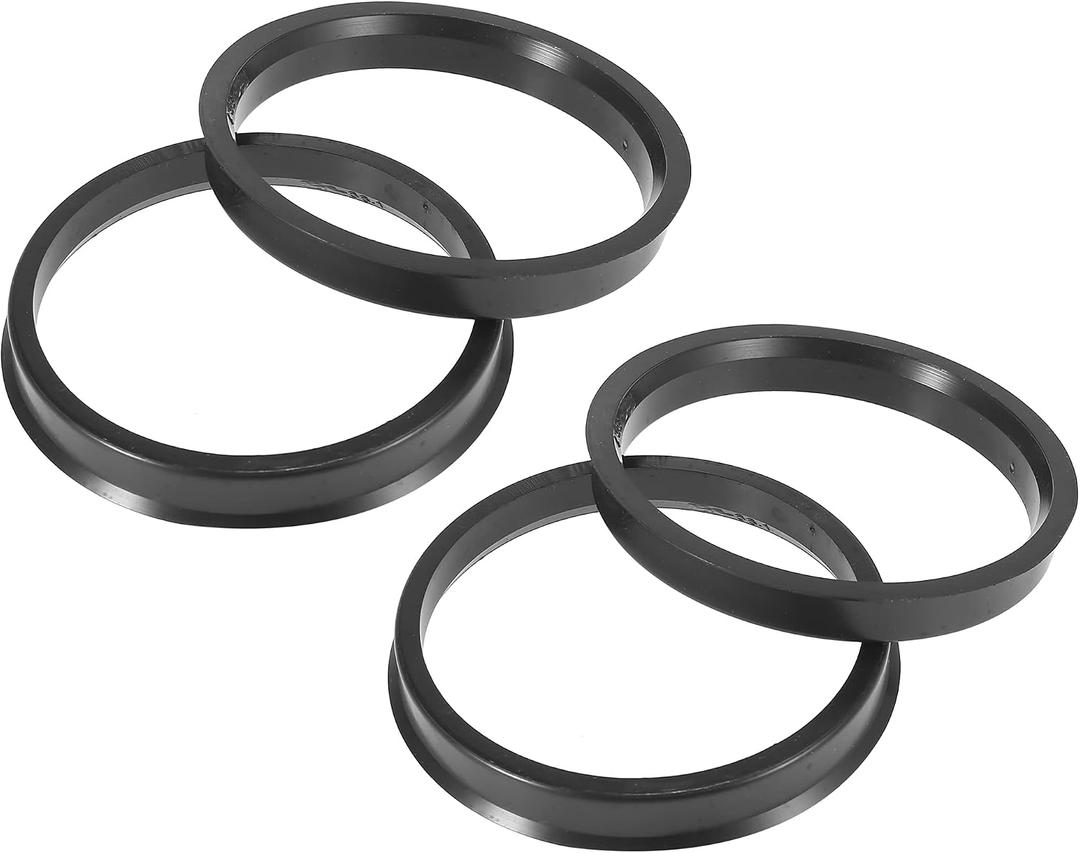 X AUTOHAUX 4pcs Plastic 66.1mm to 74.1mm Car Hub Centric Rings Wheel Bore Center Spacer