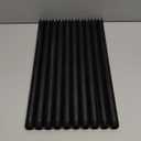 10 Pack 1/2 Inches x 14 Inches Black Malleable Steel Nipples Fitting, DIY Steampunk Industrial Vintage Style.