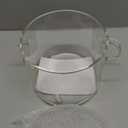 Clear Glass Simmer Pot with Lid for Cooking Potpourri Cookware Saucepan 3L 101OZ Large Pots for Stove Top Visions Stockpots Pan Big Safe Borosilicate Pans