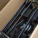 Homestead 220 Lbs Rolling Saddle Rack Cart with Basket – Heavy Duty Saddle Stand for Western Horse Gear, Organizers and Storage for Tack Room, Bridle, Horse Lovers, Cowboy - 3 Tier Saddle Rack Carts