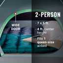 Coleman Skydome Tent with 5 Minute Setup, 2/4/6/8-Person Weatherproof Tent with Rainfly & Carry Bag, 20% More Headroom Than Traditional Canopies, PFAS-Free