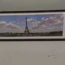 upsimples 12x36 Picture Frame, Display Pictures 10x30 with Mat or 12 x 36 Without, Wall Hanging Long Frames, Black, 1 Pack