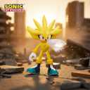 Sonic The Hedgehog 4" Articulated Action Figure Collection (Choose Figure) (Super Silver with White Emerald)