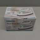 BEAUTURAL Mini Travel Steam Iron for Clothes with Dual Voltage, Temperature Control, Non-Stick Soleplate and Cord Storage, Ideal for Sewing, Quilting and Handcraft (White)