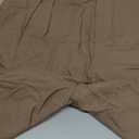IWH Women's Linen Shorts Wide Leg Dress Casual Summer Pleated Shorts High Waisted with Pockets 7" Coffee, Size XL