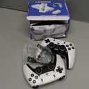 Wireless Retro Game Console Stick with 40000+ Games, Video Game Console 23+ Emulators Classic Games, 4K HDMI Output for TV, Plug & Play Retro Gaming Stick with Dual 2.4G Controllers (White)