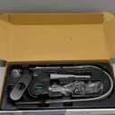 Moen Karis Black Matte One-Handle Single Hole Bathroom Sink Faucet with Optional Deckplate, 84346BL