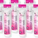 Swisspers Premium Cotton Rounds  100 Count (Pack of 6) - 100% Pure Cotton - Soft, Absorbent, Hypoallergenic Pads for Makeup Removal, Skincare, Baby Care and Facial Cleansing - Lint Free