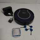 Shark ION Robot Vacuum RV761 with Wi-Fi and Voice Control, 0.5 Quarts, in Black and Navy blue