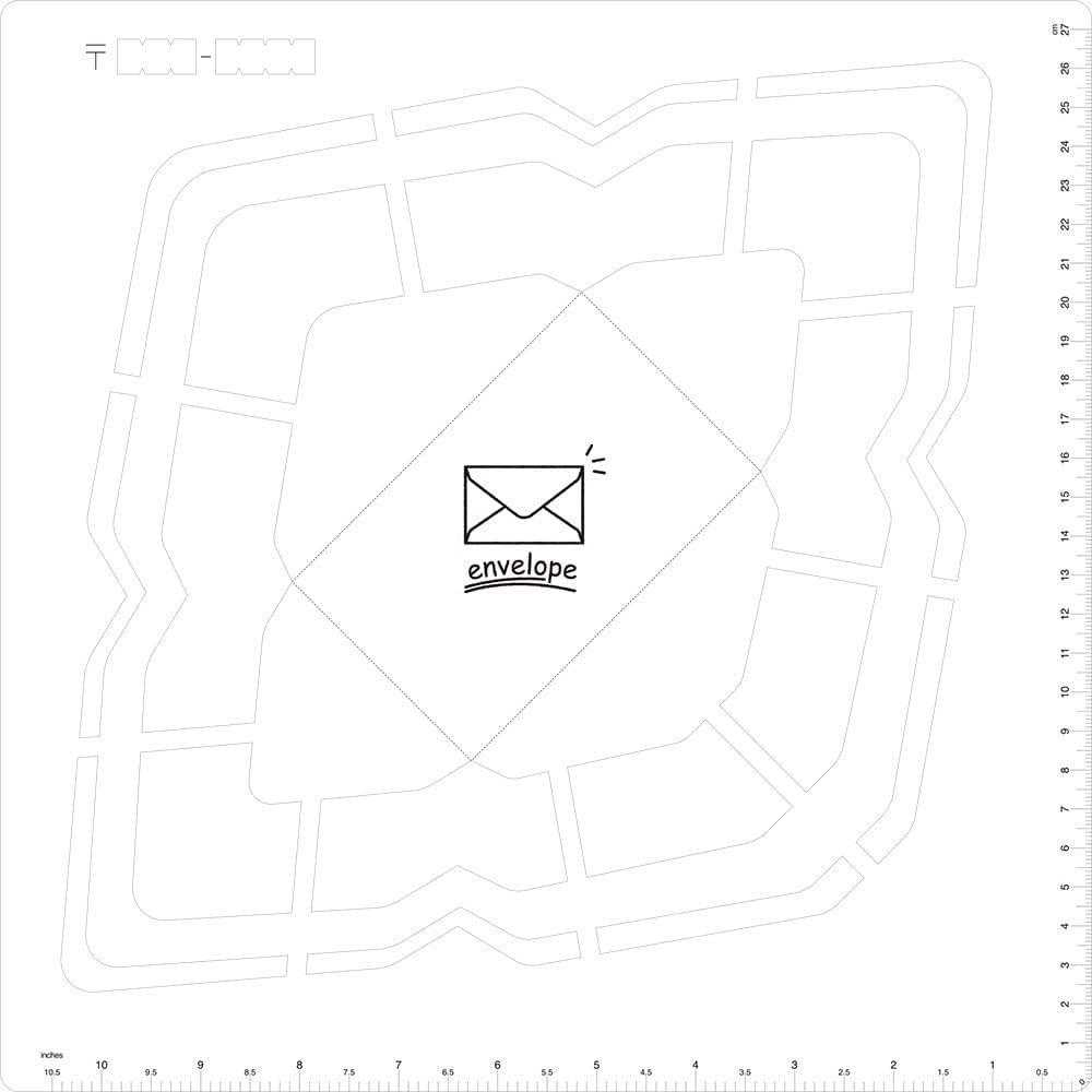 Kuretake Handmade Envelope Template (Western Version)