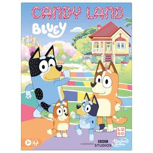 Hasbro Gaming Candy Land Bluey Edition Board Game | Ages 3 and Up | 2-6 Players | Play as Dad, Mum, Bluey, Bingo, Muffin, or Socks | Preschool Games | Kids Gifts 