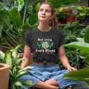 St Patricks Day T-Shirt Women Lucky Four Leaf Clover Shirts Irish Shamrock Holiday Tee Tops (Large, Grey)