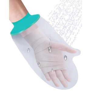 Waterproof Hand Cast Cover, Hand Cover for Shower After Surgery, Hand Cast Covers for Shower Adult, Soft Comfortable Cast Protector for Wrist, Finger, Reusable Cast Bag for Swimming