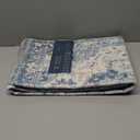 Area Rug 2x3 Doormat, Machine Washable Low Pile Vintage Rugs, Small Lightweight Rug Entryway Indoor Mat for Entrance, Hallway, Kitchen and Corridor, Blue