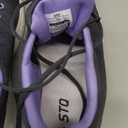 STQ Tennis Shoes Women's Sneakers Breathable Mesh Walking Shoes Arch Support Orthopedic Athletic Workout Gym Running Shoe for Travel Jogging Sports Cross Training (9.5, Grey Purple)