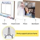 6 x Alaska Gifts Wood Photo Frame Wedding Honeymoon Vacation Gifts for Couple Tabletop Display 4 x 6 Picture Frame Gift for Friends BFF, Alaska Souvenirs Home Office Desk Holiday Decorations -12