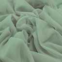 Mint Green Silk Chiffon Fabric 44 inch Wide~Flat Finish Silks