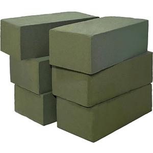 6 Pcs Floral Foam Blocks Large Dry 7.5'' X 3.5'' X 2.4'' Rectangle Flower Foam Blocks for Artificial Flowers, Wedding Aisle Flowers Party Decoration 6 Pcs Floral Foam Blocks Large Dry 7.5'' X 3.5'' X 2.4'' Rectangle Flower Foam Blocks for Artificial Flowers, Wedding Aisle Flowers Party Decoration