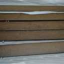 Wire Shelf Covers, Bamboo Wire Rack Covers (5PCS, 26" W x 16" D) Walnut