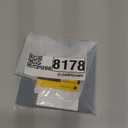 Bates- Combination Wall Plate, 4.8"x4.9", Decorator/Blank, Black, Unbreakable Polycarbonate Thermoplastic, 2 Gang Wall Plate for Electrical Outlets (1 Pack)