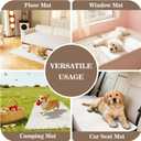 MYSKY HOME 100% Waterproof Couch Cover for Dogs Washable, Non Slip Couch Covers for 2 Cushion Sofa Pet Friendly, Thick Soft Sofa Covers Slipcovers Blanket Dog Bed Cover, Cream, 35"x82.7"