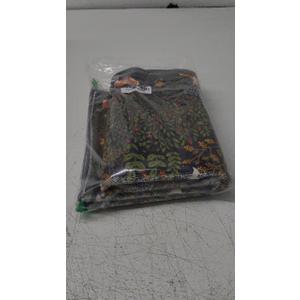 Moynesa Floral 2x3 Entryway Rug, Washable Kitchen Rugs Non Slip Front Door Mat for Indoor Entrance, Boho Ultra Thin Small Rug Soft Throw Carpet for Bathroom Bedroom, Black