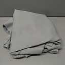 Yakamok Room Darkening Grommet Window Drapes Thermal Insulated Light Blocking Light Grey Blackout Curtains for Bedroom(52Wx90L,Light Gray,2 Panels)