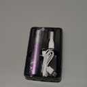 LED Display Ear and Nose Hair Trimmer Clipper for Men Women,Upgrade Rechargeable 2 in 1 Professional Painless Eyebrow & Facial Hair Trimmer with Powerful Motor and Dual-Edge Blades (Purple)