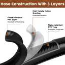 10 ft. Propane Hose Adapter, Propane Hose with P.O.L Fitting, Regulator for RV, Gill, Gas Stove, Gas Generator, Gas Hose for Heater, for MH9B, Portable, Buddy, and MH18B Big Buddy, and more.
