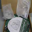 Meonum Small Greenhouse for Indoor Outdoor, Pop Up Mini Greenhouse with 10W 200 LED Grow Light Bulbs, Waterproof Bottom Mat for Indoor Outdoor Plants Seed Starting(27" x 27" x 30")