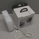 Portable Air Conditioner with Upgraded Leak-Proof Ice Cooling Technology, Mini Personal Air Cooler with 3 Speeds for Room Office Bedroom Tent Greywhite