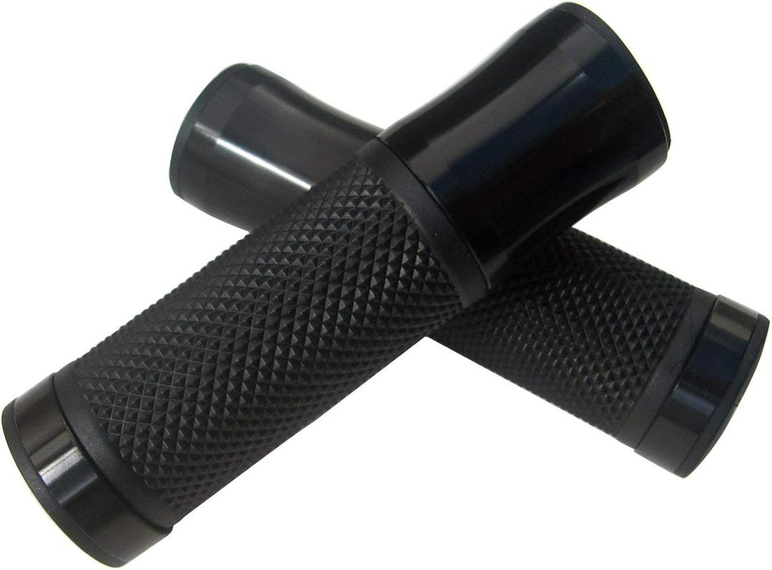 Black Open End Handlebar Grips Gel Compatible for 2018 Kawasaki Z125 Pro